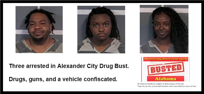 Tallapoosa County Narcotics Task Force arrests 3 in drug bust ...